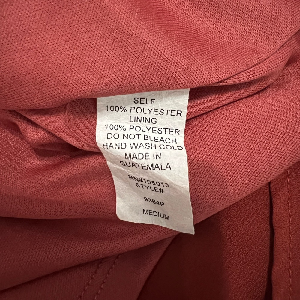 Andree By Unit Rust Peasant Mini Dress - image 8